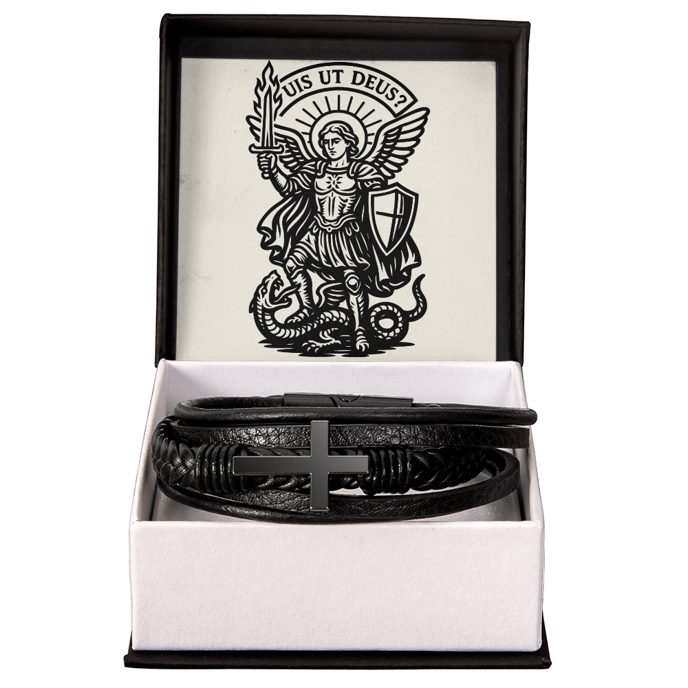 St. Michael – Heaven's General-“Defend Us in Battle” Cross Bracelet