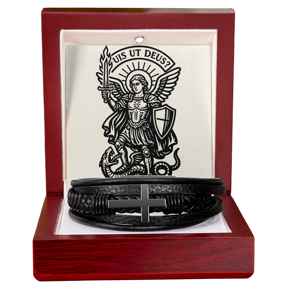 St. Michael – Heaven's General-“Defend Us in Battle” Cross Bracelet
