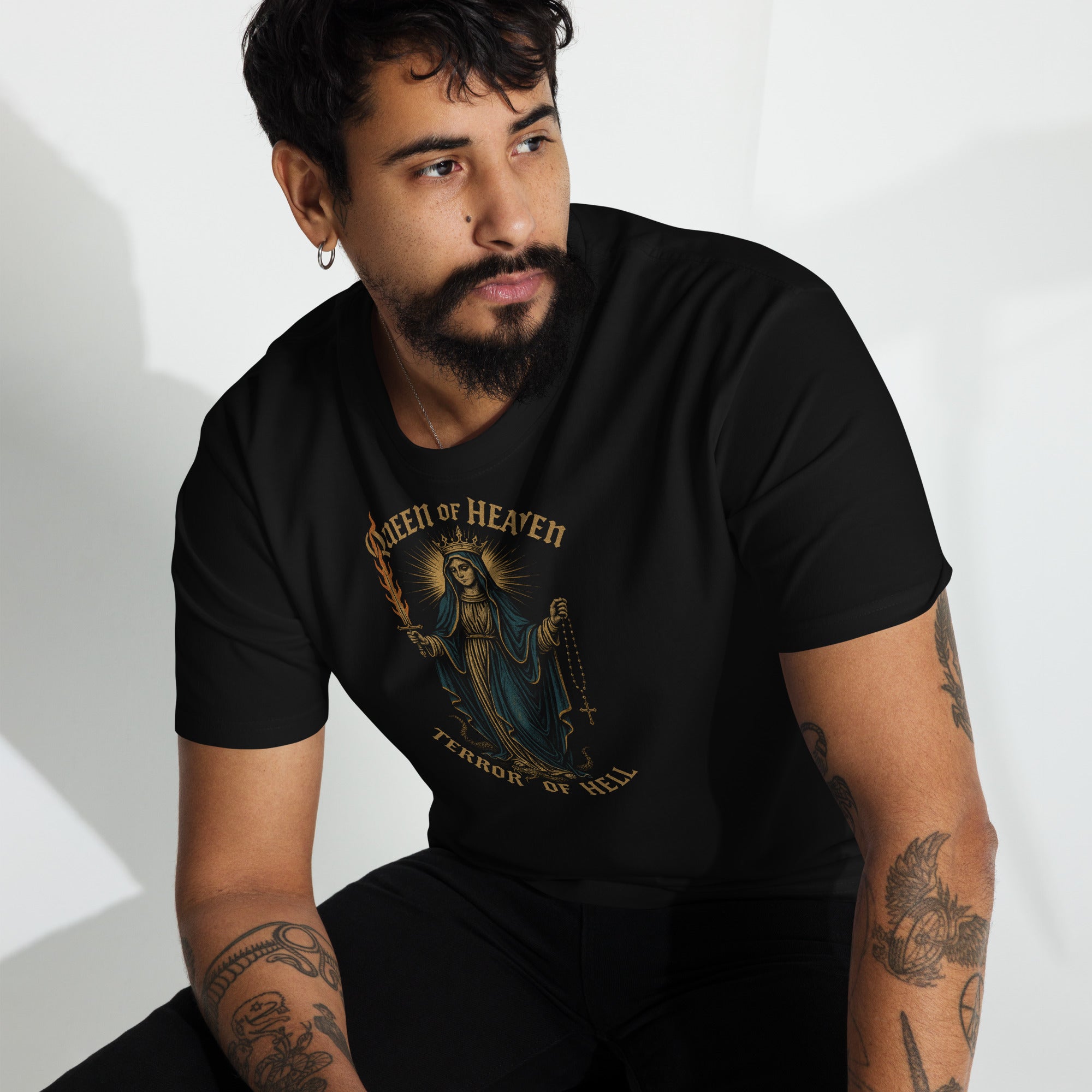 Queen of Heaven – Terror of Hell Catholic Tee